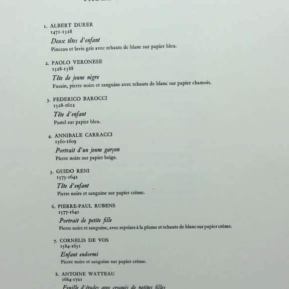 15 Visages DEnfants De Dürer À Dufy Paris 1968 Daniel Jacomet #6/750 - Picture 4 of 11